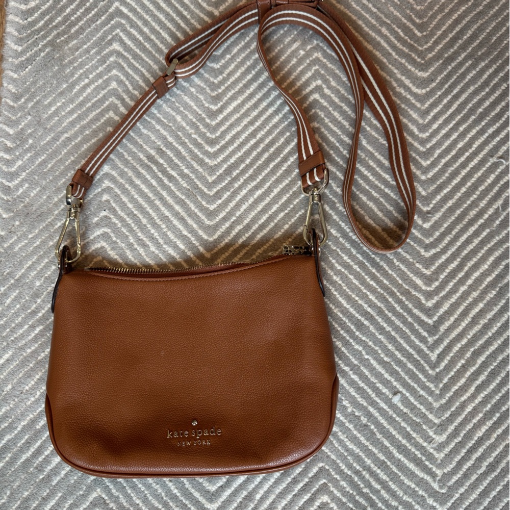 Kate Spade Chestnut Leather Crossbody